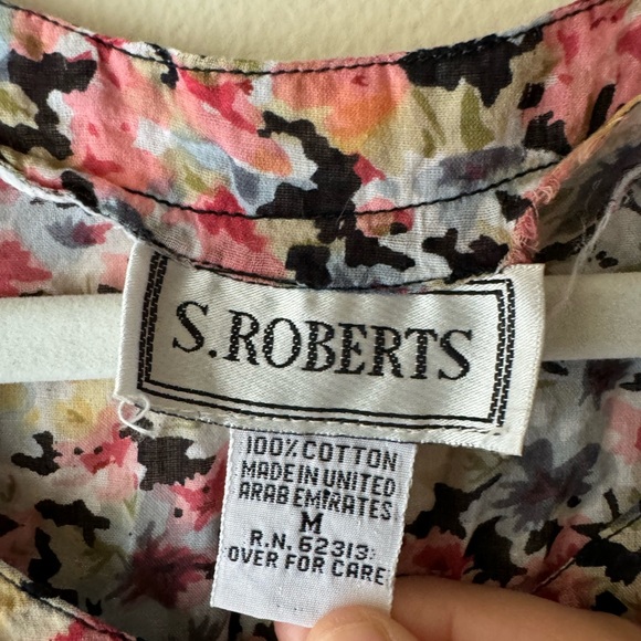 100% cotton 90s vintage mom dress - Picture 3 of 4